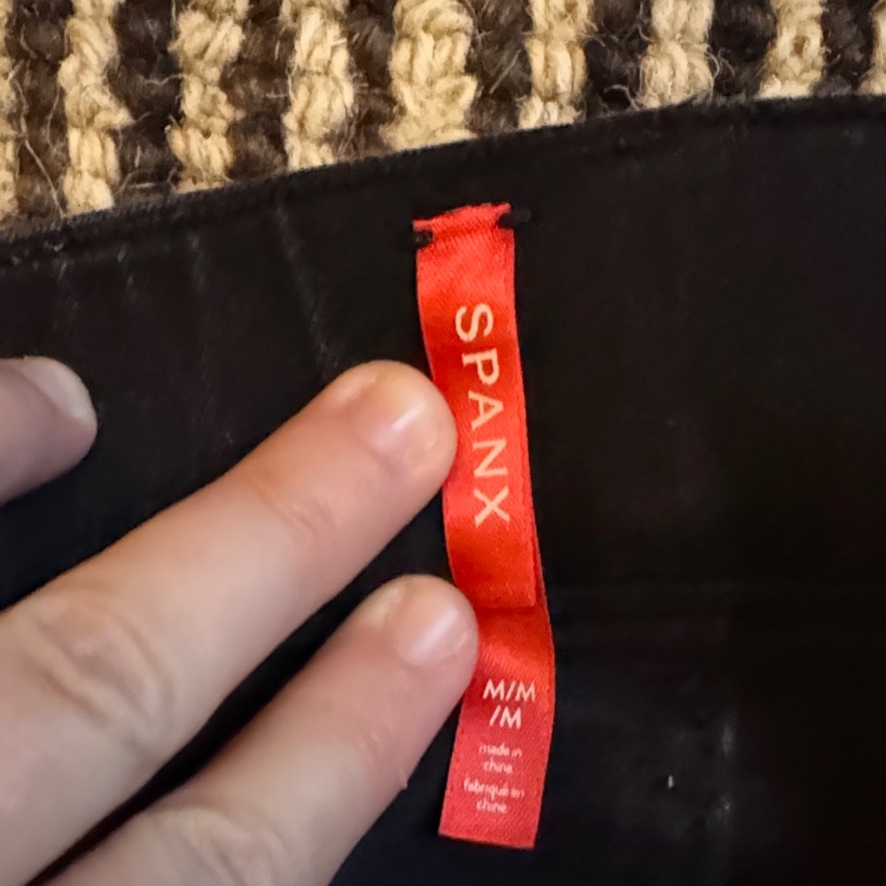 SPANX Women's Skinny Jeans - Black - Picture 3 of 6